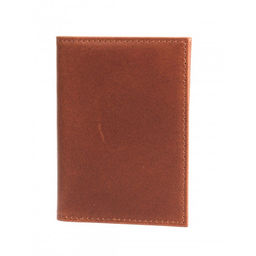 Обложка для авто+паспорт Croco-АВ-108 натуральная кожа коричневый пулл-ап матовый (219) 263945  фото 2