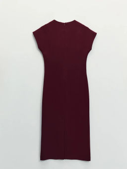 Платье миди с V-образным вырезом / Zarina  фото 7