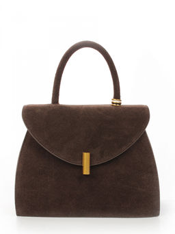 LACCOMA сумка АМ2236-2Ф-шоколадный натуральная замша
