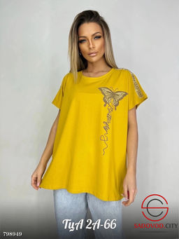 Футболка женская с бабочкой - Bruno фото 3