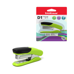 АКЦИЯ Цена за 12 шт. Степлер №10 в комплекте со скобами ErichKrause D1 до 20 листов, ассорти (в блистере по 1 шт.)