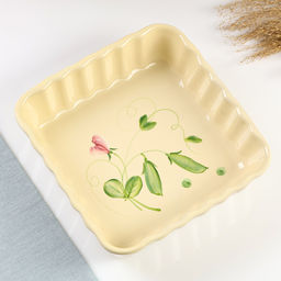 Форма для запекания Псковский гончар «Горох», 1.5 л, 6.5×25 см, керамика, кремовая