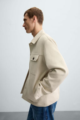 FAUX SUEDE OVERSHIRT - Zara фото 6