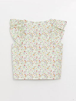 Bisiklet Yaka Desenli K?z ?ocuk Bluz - Waikiki фото 2