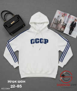 Толстовка женская с капюшоном