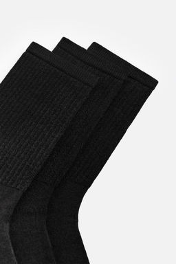 3-PACK OF BASIC RIBBED SOCKS - Zara фото 5