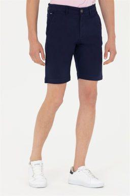 Мужские темно-синие тканые шорты - U.s. polo assn фото 2