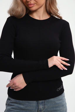 Лонгслив женский облегающий со швом ЛГ-03