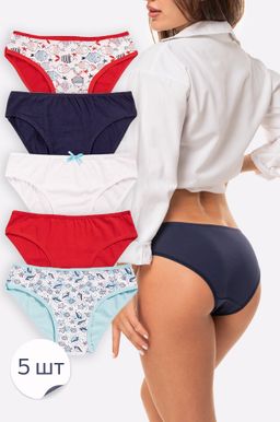 Женские трусы-слипы 5 шт. Happy Fox