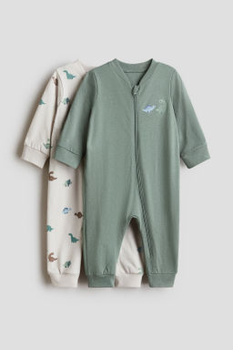 Pack de 2 pijamas enteros con estampado