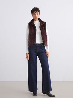 Dik Yaka Kad?n K?rk Yelek