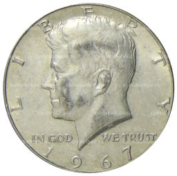 1/2 доллара (50 центов) 1967 года США