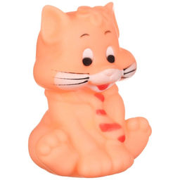 Резиновая игрушка для ванны «Котик», с пищалкой, 1 шт., МИКС