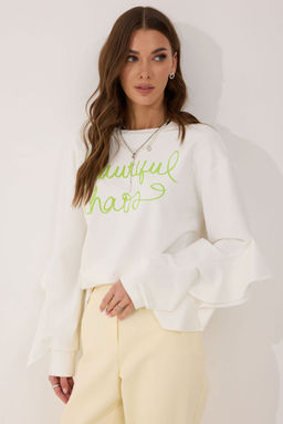 Джемпер LYUSHe 4061 молоко фото 4