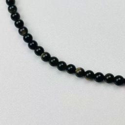 Бусы из Обсидиана золотистого