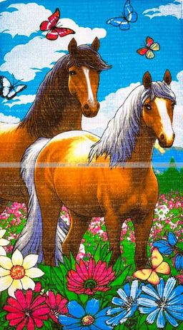 Цена за 6 шт.Полотенца вафельные Символ года