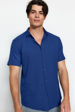 TRENDYOL MAN Haki Regular Fit K?sa Kol Yazl?k Dokulu Burumcuk Orme Gomlek TMNSS23GO00055 - Trendyolmilla фото 44