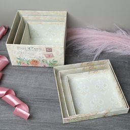 Коробка подарочная 3 штуки / 2289-SY609 /уп 36/ - Галеонтрейд фото 4