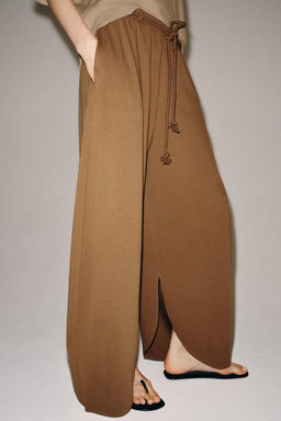 BALLOON HEAVY COTTON TROUSERS - Zara фото 2