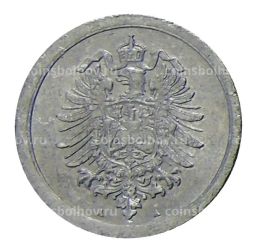 Монета 1 пфенниг 1917 года А Германия