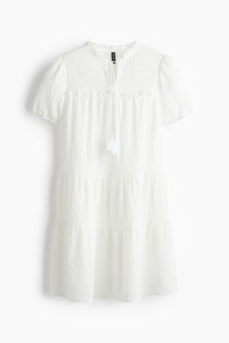 Vestido de punto con efecto arrugado