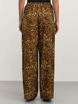 Прямые брюки из фактурной вискозы / Zarina фото 4