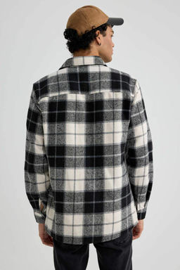 Рубашка Lumberjack с длинным рукавом в клетку обычного кроя - Defacto фото 9