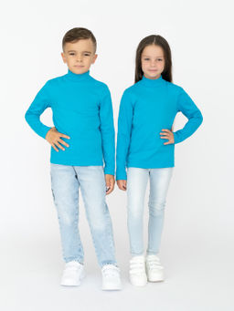 Джемпер-водолазка бирюза 645 (140, 72)