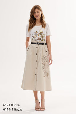 6121 Юбка - Niv niv fashion фото 6