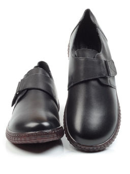 5909 BLACK Полуботинки женские (натуральная кожа)