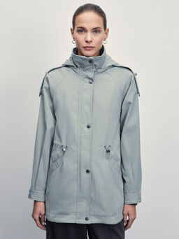 Куртка с капюшоном на кулиске / Zarina  фото 3