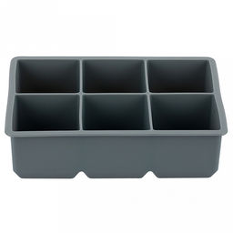 Форма для льда "Linea Silicone" 16х11x4,8см, 6 ячеек, силикон, "Regent" (Китай)