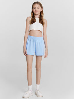 Шорты для девочек голубые - Mark formelle фото 3