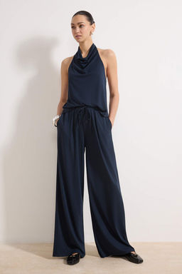 Antrasit Fitted/Vucuda Oturan Kolsuz Pike Orme Alt-Ust Tak?m TWOSS26AU00039