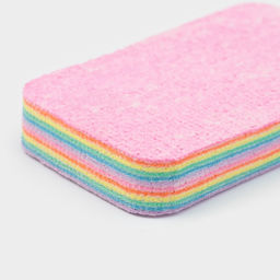 Цена за 2 шт. Салфетка многослойная для уборки из микрофибры MicroPVA, 12×7 см, 12 слоев