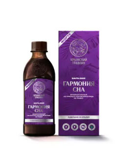 ГАРМОНИЯ СНА (бальзам из красных сортов винограда на травах), 250 мл