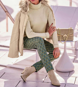 Пуловер, песочный - Linea tesini фото 5