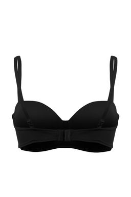 Siyah-Cok Renkli 3lu Micro Leopar Sabit Kap Straplez Sutyen THMSS26SU00010