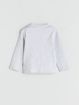 Bisiklet Yaka Batman Bask?l? Erkek Bebek Pijama Tak?m