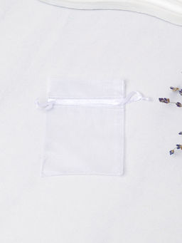 Мешочек органза Белый 7х9 см / W-10 /уп 50/штучно