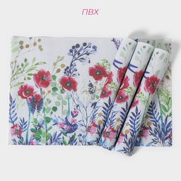 Салфетки сервировочные на стол Доляна «Мия», 4 шт., 30×45 см