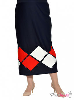 Юбка Модель №1719 размеры 44-84 - Plusmoda фото 6