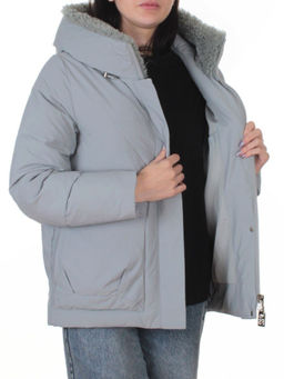 8809 GRAY Куртка зимняя женская (150 гр. холлофайбер)