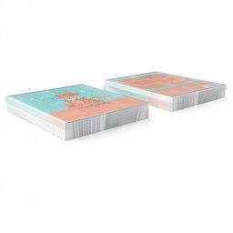 АКЦИЯ Цена за 5 шт. Тетрадь общая ученическая с пластиковой обложкой на скобе ErichKrause Котоформулы, Физика, 48 листов, клетка