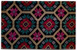 Открытка Н.И. Дмитракова Покрывало.Лен, шерсть,мулине