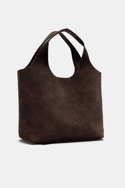 LEATHER MINI TOTE BAG - Zara фото 7