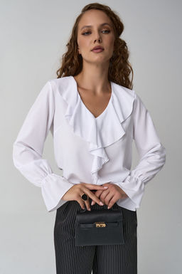 Блузка Мишель (белый) - Эльза фото 7