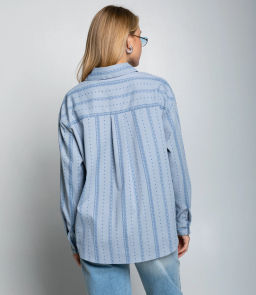 Рубашка #КТ129 (1), голубой