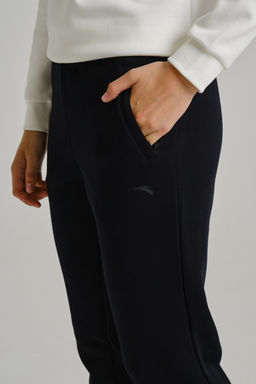 Брюки трикотажные удлиненные Черный