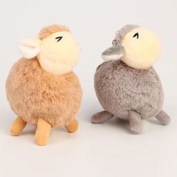 Мягкая игрушка Овечка на брелоке, 12 см, цвет МИКС